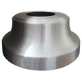 Satin Silver High Profile "Trumpet" Aluminum Flash Collar (3" Diameter Pole/ 10" Outside Diameter)